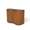Paloma Wave Sideboard 2 Door in light roasted coffee with a mappa veneer top