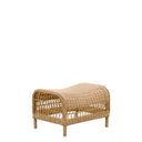 SIKA Georgia Garden Dawn Outdoor Footstool - Natural