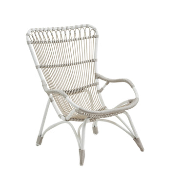 SIKA Exterior Monet High Back Outdoor Chair - Dove White