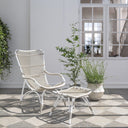 SIKA Exterior Monet High Back Outdoor Chair - Dove White