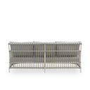 SIKA Exterior Caroline Outdoor Sofa w/Grey Cushions - Dove White