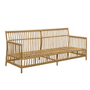 SIKA Exterior Caroline Outdoor Sofa w/White Cushions - Antique