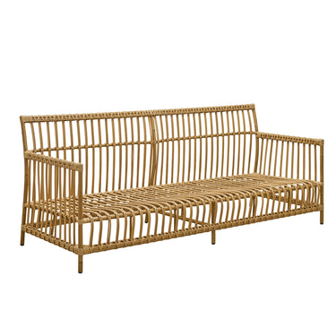 SIKA Exterior Caroline Outdoor Sofa w/White Cushions - Antique