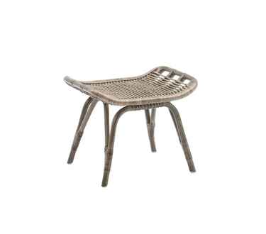 SIKA Originals Monet Rattan Footstool - Taupe