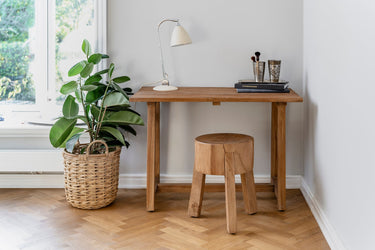 SIKA Roger Suar Wood Stool - Natural
