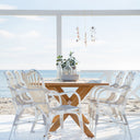 SIKA Teak Colonial Outdoor Dining Table - 100 x 200cm