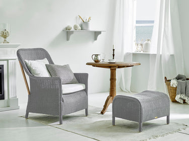 SIKA Loom Dawn Footstool - Grey