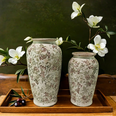 Autumn Floral Vase - 37cm at Online8 Furniture Auckland NZ