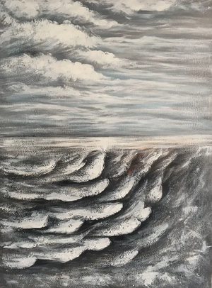 Mirrored Clouds Oil Painting 120x90