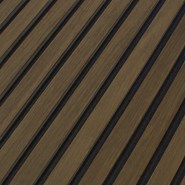 Sonik SlatWall Panel - Smoked Oak