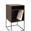 STUDIO Bedside Cabinet w/Shelf Large - Black