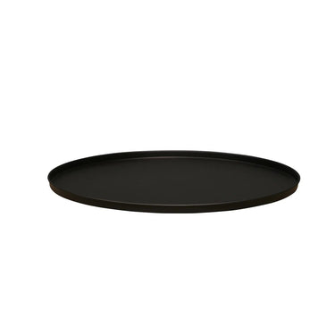 STUDIO Round Ottoman Tray Black