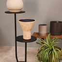 STUDIO Milton 2-Pot Stand Black, alternate view