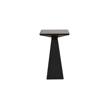 STUDIO Lyn Short side table in black, angled view
