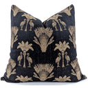 Snugg & Co Palm Flamingo Cushion Cover - Black & Gold at Online8 Furniture Auckland NZ