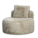 Cabana Round Accent Chair - Beige at Online8 Furniture Auckland NZ