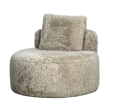 Cabana Round Accent Chair - Beige at Online8 Furniture Auckland NZ