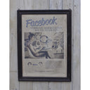Facebook Glass Framed Wall Art at Online8 Furniture Auckland NZ