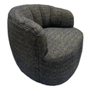 Milly Swivel Accent Chair - Gold & Black at Online8 Furniture Auckland NZ