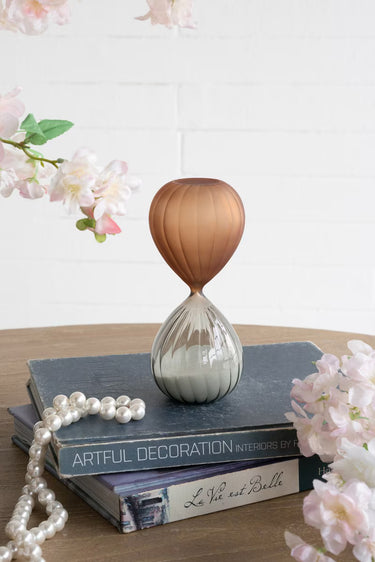 Copper & Grey Hour Glass - Large at Online8 Furniture Auckland NZ