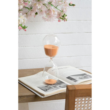 Hour Glass With Terracotta Sand - Large at Online8 Furniture Auckland NZ