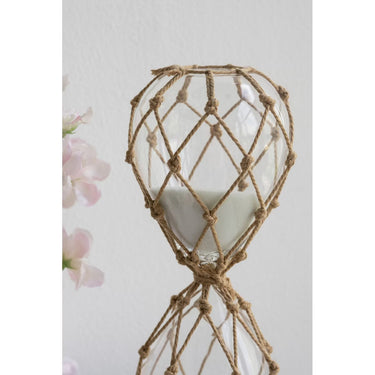 Woven Hour Glass With White Sand - Large at Online8 Furniture Auckland NZ