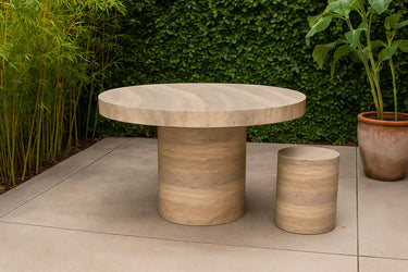 Travertine Dining Table at Online8 Furniture Auckland NZ