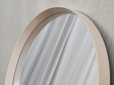 Cream Round Mirror at Online8 Furniture Auckland NZ