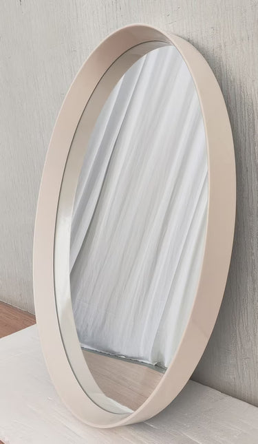 Cream Oval Mirror at Online8 Furniture Auckland NZ