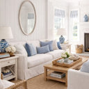 Cream Oval Mirror at Online8 Furniture Auckland NZ