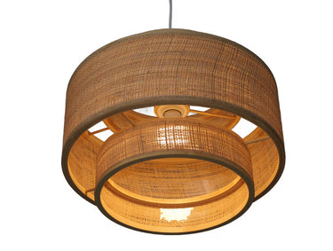 Handcrafted Bamboo Pendant - Natural at Online8 Furniture Auckland NZ