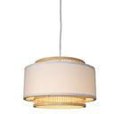 Handcrafted Bamboo Pendant 3 - Natural at Online8 Furniture Auckland NZ