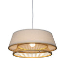 Handcrafted Bamboo Pendant 4 - Natural at Online8 Furniture Auckland NZ