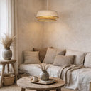 Handcrafted Bamboo Pendant 4 - Natural at Online8 Furniture Auckland NZ