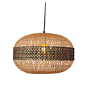 Handcrafted Bamboo Pendant 1- Natural/Black at Online8 Furniture Auckland NZ