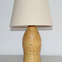 Bamboo & Linen Table Lamp 5 - Natural at Online8 Furniture Auckland NZ