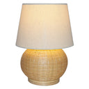 Bamboo & Linen Table Lamp 4 - Natural at Online8 Furniture Auckland NZ