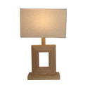 Bamboo & Linen Table Lamp - Natural at Online8 Furniture Auckland NZ