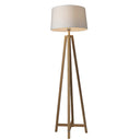 Bamboo & Linen Floor Lamp 1 - Natural at Online8 Furniture Auckland NZ