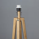 Bamboo & Linen Floor Lamp 1 - Natural at Online8 Furniture Auckland NZ
