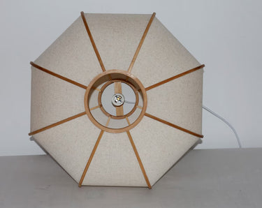 Bamboo & Linen Pendent - Natural at Online8 Furniture Auckland NZ