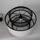 Bamboo & Linen Pendant - Natural/Black at Online8 Furniture Auckland NZ