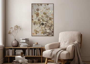 Imperial Bronze Flora Framed Canvas at Online8 Furniture Auckland NZ