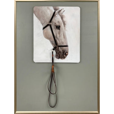 White Horse With Reins Canvas at Online8 Furniture Auckland NZ
