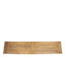 Toulouse mango wood long bench - side view