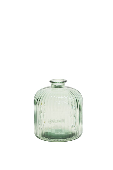 Quita Fluted Bottle 18cm Natural Green