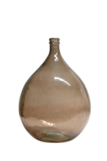 Alzira Bottle Large 56cm Sesame glass vase