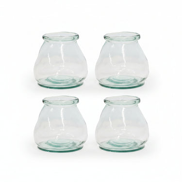 Hurricane Medium Clear glass vase candle holder