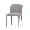 Tailored Dining Chair in Mocha Stone upholstered fabric