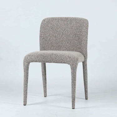 Tailored Dining Chair in Mocha Stone upholstered fabric